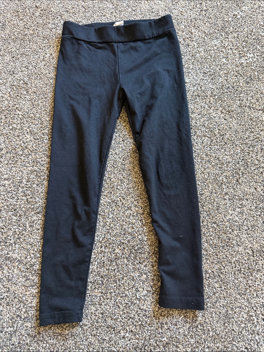 Classic Black Kids Leggings with Comfortable Waistband